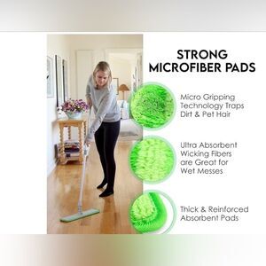 New Turbo Microfiber Floor Cleaning Mop